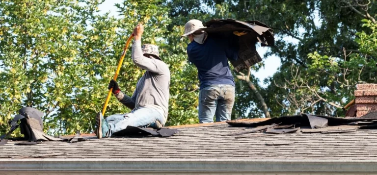 roofing company replacing roof