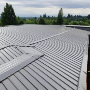 Commercial Metal Roofing on office